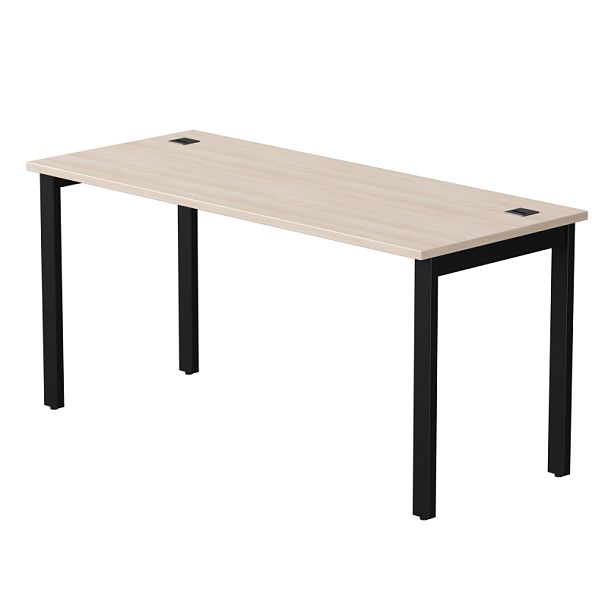 Стол прямой Everprof EVO на металлокаркасе 1580х670х755 мм Дуб Соната/Черный - Вид 1