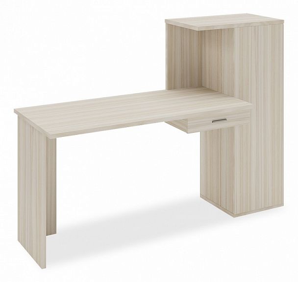 Стол письменный Домино Lite СКЛ-ПРЯМ130+ШК Карамель/Шамони - Вид 1