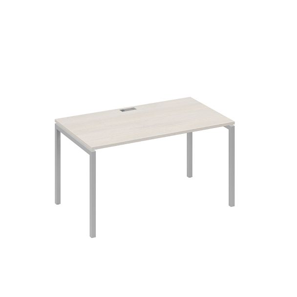 Стол письменный на металлокаркасе DUE A4 А4 Б2 024 БП дуб / металлокаркас серый - Вид 1