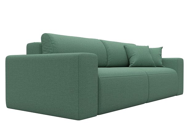 Диван прямой Лига-036 НПБ Классик Рогожка зеленый - Вид 3