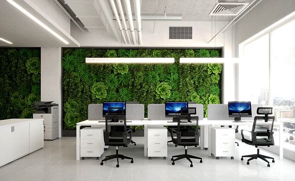 Экран стола Sigma для МК 1600(1460)х350х16 / цвет: дуб светлый - Вид 7