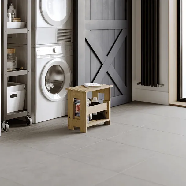 Табурет-стремянка с подвижной ступенькой, сосна, цвет натуральный - Вид 3