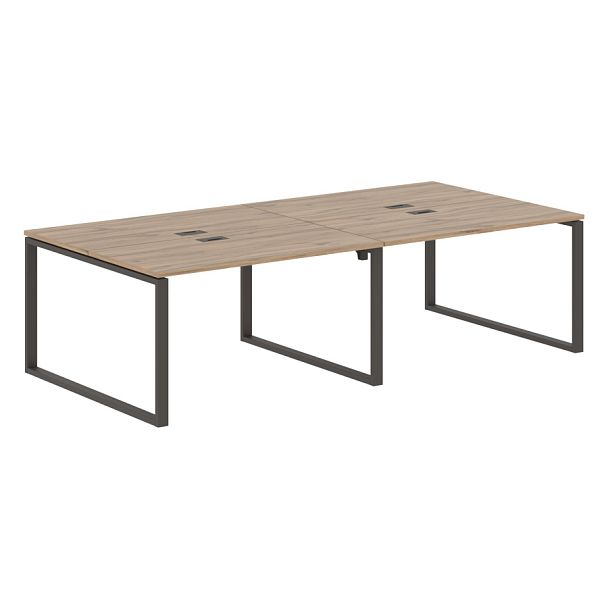 Стол 4-х местный EQWST 2713 Дуб Денвер светлый/Мокко 2726х1346х750 EDIS - Вид 1