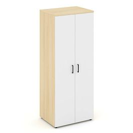 Стайл Проджект Гардероб широкий глубокий SN.GB.E-004 Акация Лорка/Белый/Черный Ручки 796*600*1982 - Фото предпросмотра