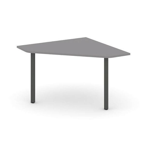 Стайл Проджект Угловой элемент переговорного стола SN-5.UPRG-031 Серый Пепел/Металл Антрацит 1180*11 - Вид 1
