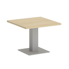 Home Office Стол журнальный квадратный VR.SP-5-60.2G Акация/Серый металл 600*600*450 - Фото предпросмотра