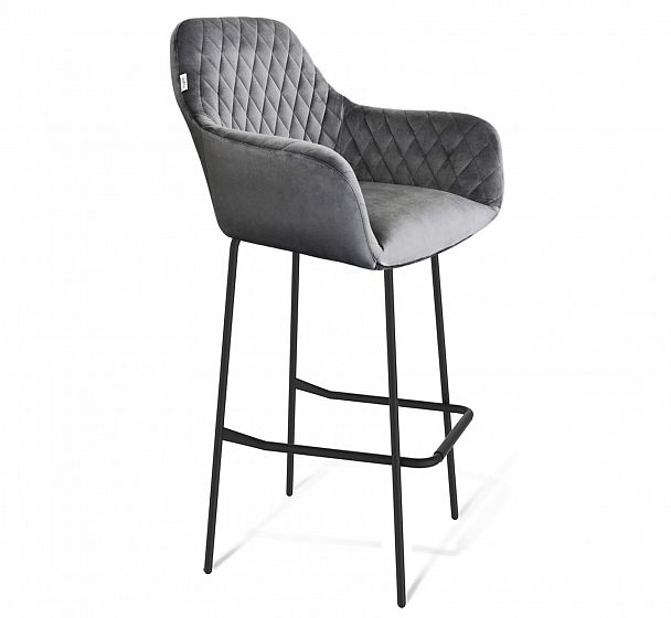 Стул барный Sheffilton SHT-ST38/S29 угольно-серый/черный муар - Вид 2
