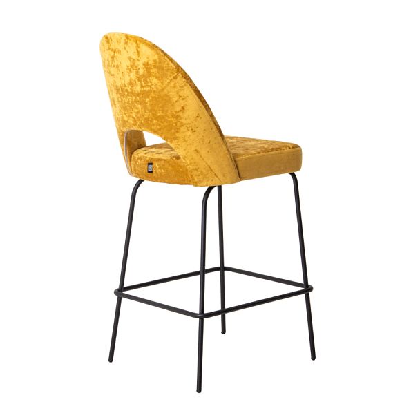 Стул барный Маллин, велюр Palermo gold 10, ножки металл - Вид 5