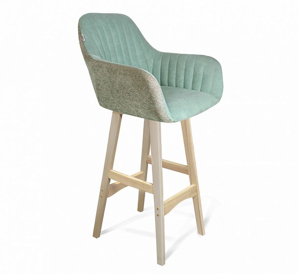 Стул барный Sheffilton SHT-ST38-3/S65 вечерняя заря/прозрачный лак - Вид 1