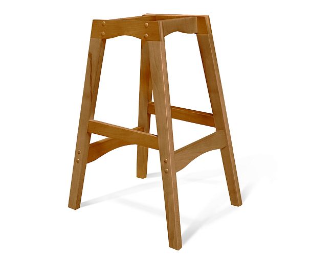 Стул полубарный Sheffilton SHT-ST39/S65-1 тихий океан/светлый орех - Вид 8