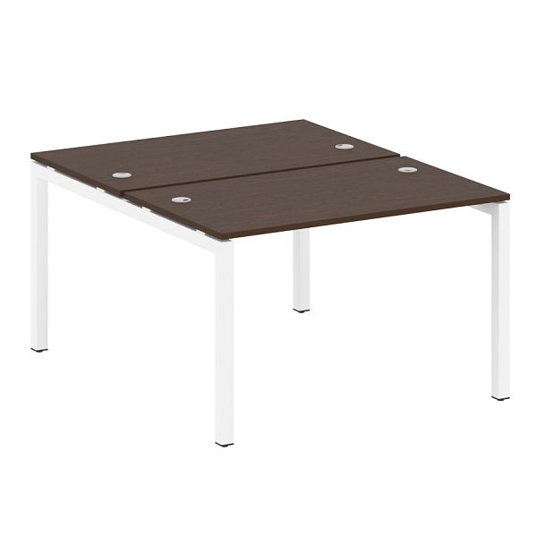 Metal System Quattro Р. ст. на П-образном м/к 50БП.РАС-СП-2.2 Венге/Белый металл 1200*1475*750 - Вид 1