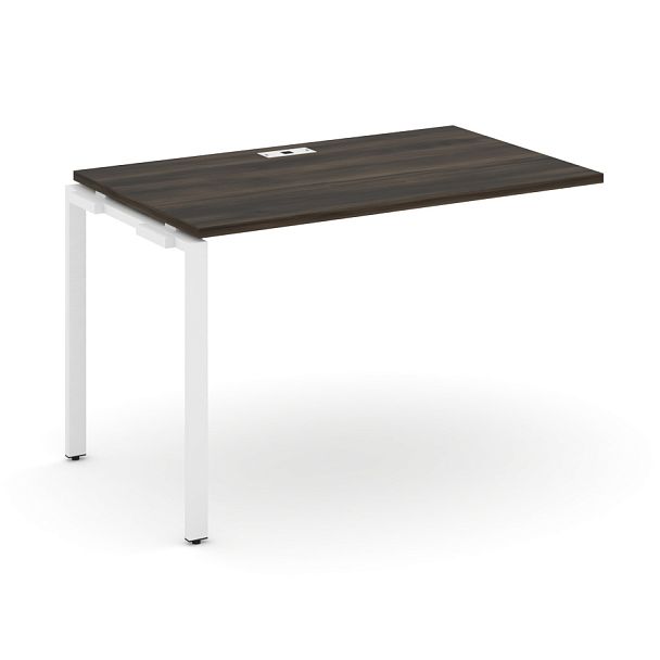 Concept Наборный элемент рабочей станциии CN.ONRS-002 Дуб Мали/Металл Белый 1180*720*750 - Вид 1