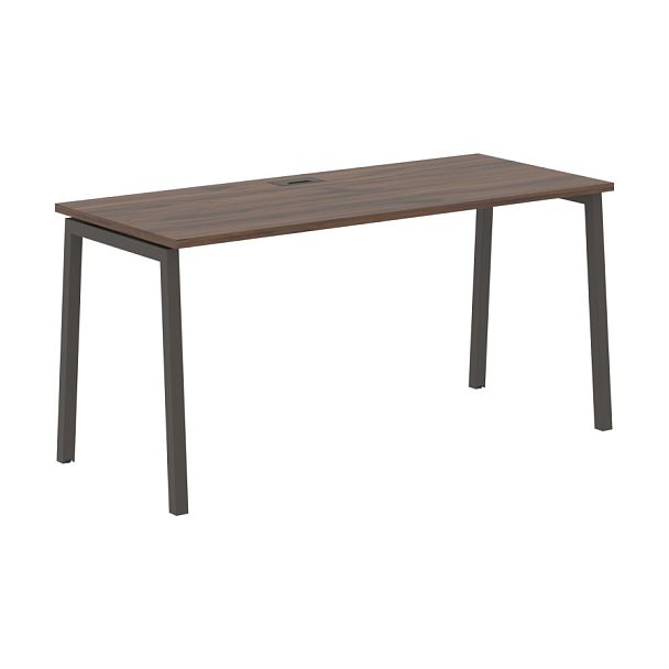 Стол прямой ELST 1567 Дуб Денвер тёмный/Мокко 1560х670х750 EDIS - Вид 1