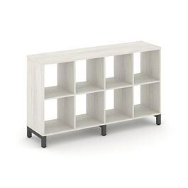 Стайл Проджект Каркас стеллажа 2 яр. SN.KS-240 Дуб Наварра/Металл Антрацит 1488*400*881 - Фото предпросмотра