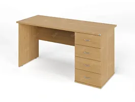 ЛАЙТ / LIGHT RRG007-15x6R Однотумбовый стол 150x60x75 Бук - Фото предпросмотра