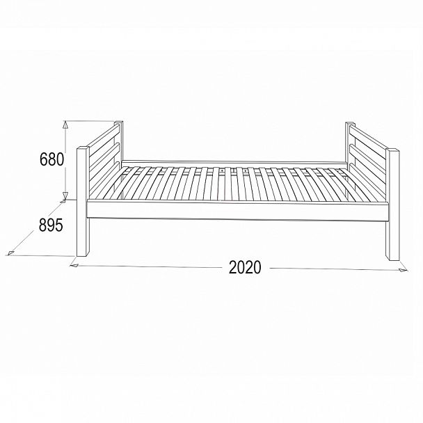 Кровать "Омега 14" №2 - Вид 2