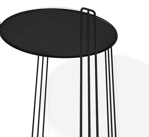 Столик журнальный Sheffilton SHT-CT53 синий сапфир/черный муар - Вид 4