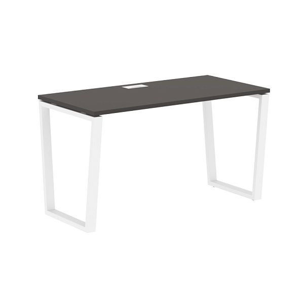 Стол прямой EVST 1367 Мокко/Белый 1360х670х750 EDIS - Вид 1