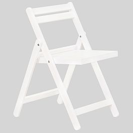 Стул складной Снег (Лак) - Фото предпросмотра