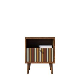 Тумбочка Berber с одним ящиком 20 принт арт BB06/Print_20, разноцветная - Фото предпросмотра