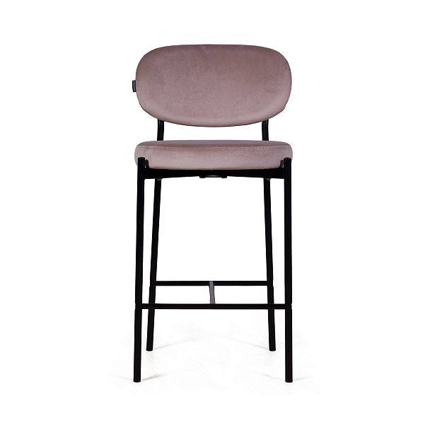 Стул полубарный Mason, бархат светло-серый 26 - Вид 2