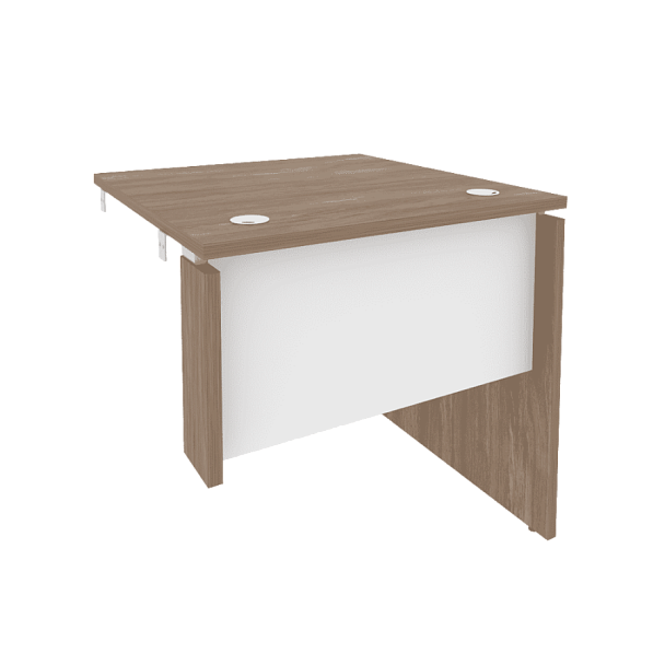 Onix Стол-приставка правый к опорным элементам O.SPR-0.8 (R) Дуб аризона/Белый бриллиант 780*800*750 - Вид 1