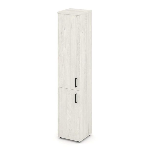 Стайл Проджект Шкаф высокий узкий SN.STU-104(L) Дуб Наварра/Черный Ручки 400*400*1982 - Вид 1