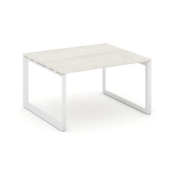 Style Project Next Стол переговорный SN-59O.SPRG-032.3 Дуб Наварра/Металл Белый 1180*1180*750 - Вид 1