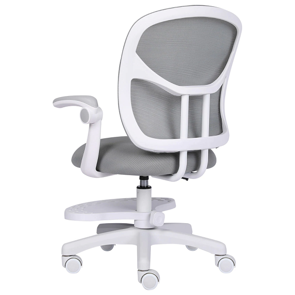 Кресло детское с подставкой для ног BRABIX "Toy MG-205", сетка/ткань TW, серое, 533153 - Вид 9