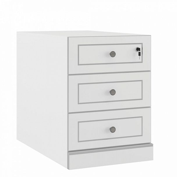 Тумба приставная левая Vienna 45x75x62 белый - Вид 1