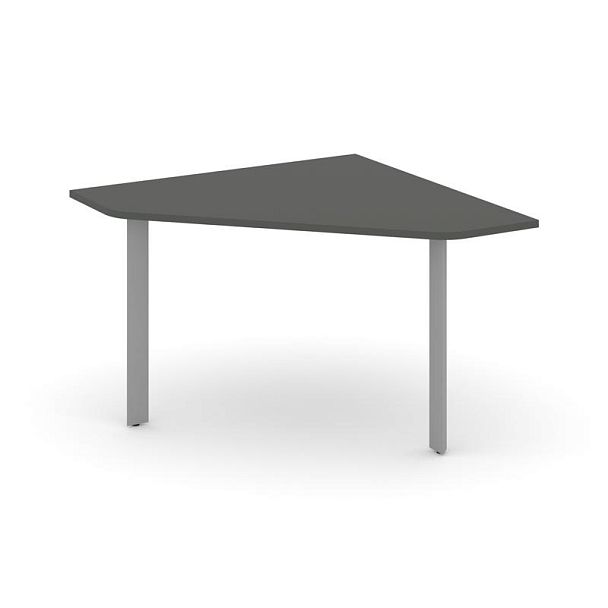 Style Project Next Угловой элемент переговорного стола SN-59.UPRG-031 Антрацит/Металл Серый 1180*1180*750 - Вид 1