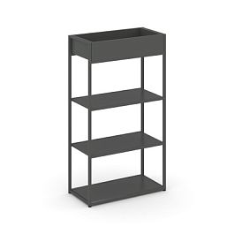 Rift Стеллаж металлический высокий приставной RF.STM-002 Антрацит/Металл Антрацит 696*350*1250 - Фото предпросмотра