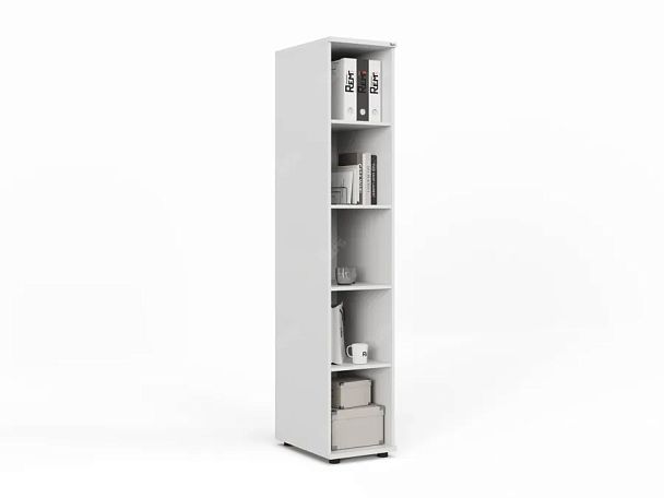 ЛАЙТ / LIGHT RLG026-35x55 Узкий стеллаж 35x55x183 Белый - Вид 2