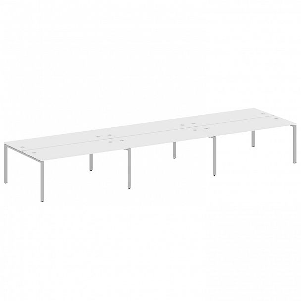 Рабочая станция "Metal System" БП.СМ-6.5 белый/серый - Вид 1