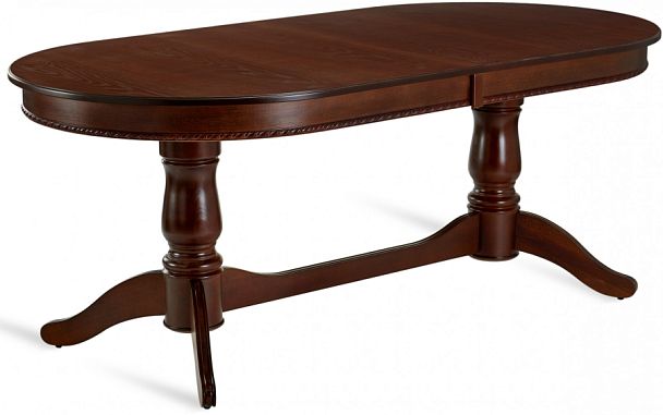 Стол деревянный раздвижной Барэнт 200(270)х100х76 Античный орех - Вид 1