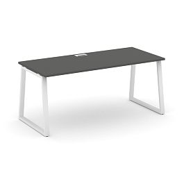 Style Project Direct Direct Стол письменный SN-6T1.SR-013.M Антрацит/Металл Белый 1380*700*750 - Фото предпросмотра