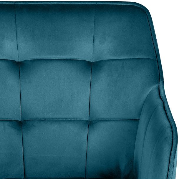 Комплект полубарных поворотных кресел Мони К, Confetti izumrud/белый, 4 шт. - Вид 8