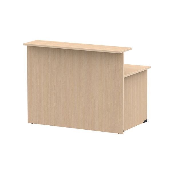 Стойка ресепшн прямая СР-140/80 дуб молочный - Вид 1