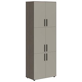 Шкаф высокий широкий VHCS 80.8 Аметист/Дуб Сильвер 800х430х2253 VELION - Фото предпросмотра