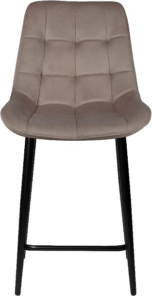 Полубарный поворотный стул Эйден, Confetti mocco/черный - Вид 3