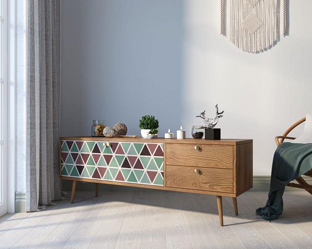 Комод Berber два ящика и две дверки 26 принт арт BB27/Print_26 - Вид 3