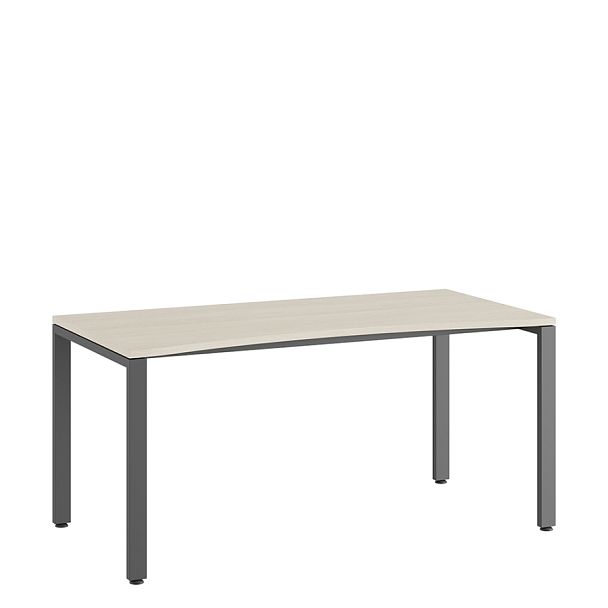 Стол линза Tess 160x80x75 дуб шамони светлый - Вид 1