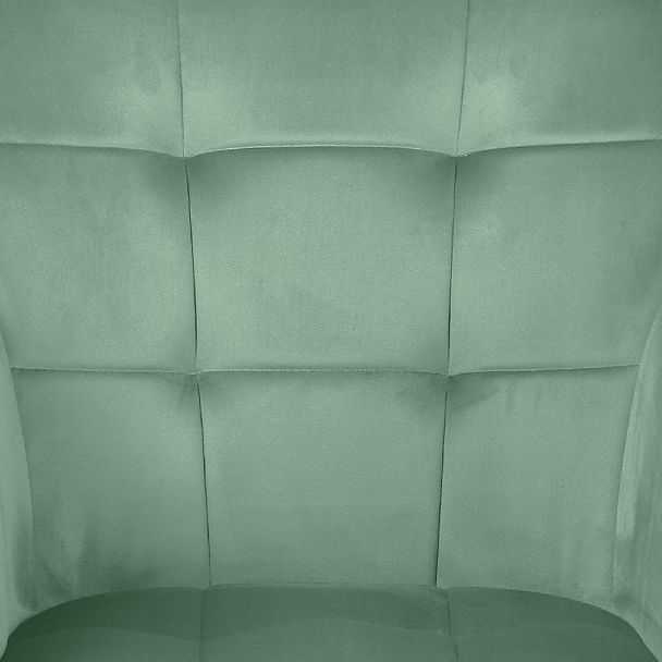 Кресло поворотное Мони, Confetti aquamarine/белый - Вид 10