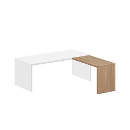Стол приставной боковой 1200x600x750 / цвет: гикори натуральный Оливер / Oliver - Фото предпросмотра