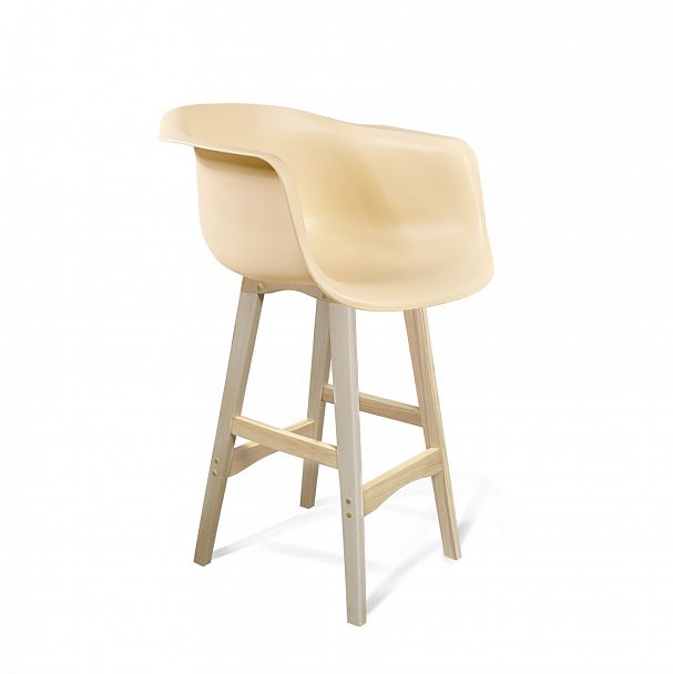 Стул барный Sheffilton SHT-ST31/S65 бежевый бежевый/прозрачный лак - Вид 2