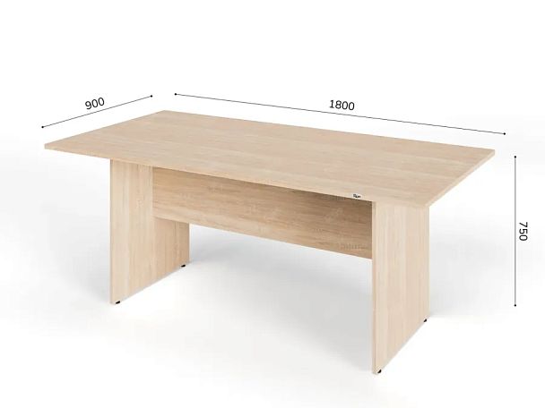ЛАЙТ / LIGHT RLG009-18x9 Конференц-стол 180x90x75 Дуб Сонома - Вид 5