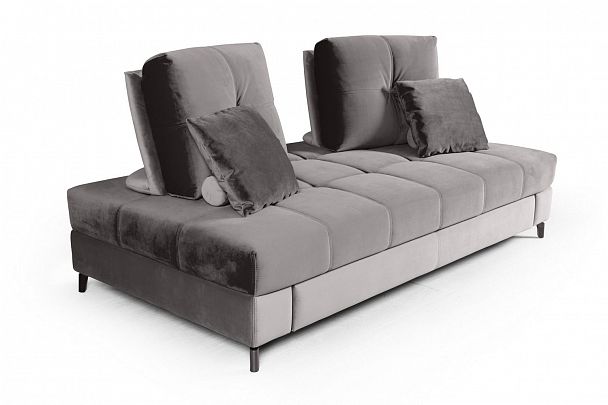 Reef диван-кровать велюр серый - Вид 5