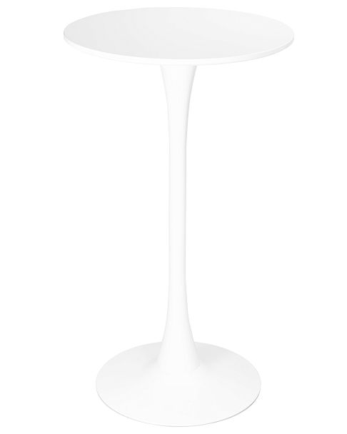 Стол барный MIA BAR (белая столешница, белое основание) - Вид 2