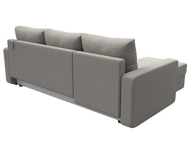 Диван угловой Ливерпуль Лайт левый угол Рогожка бежевый - Вид 6