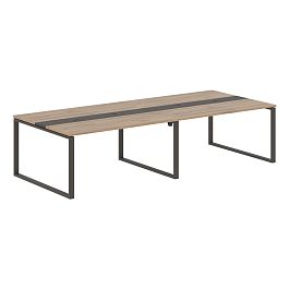 Конференц стол EQCT 3114 Дуб Денвер светлый/Мокко 3132х1346х750 EDIS - Фото предпросмотра